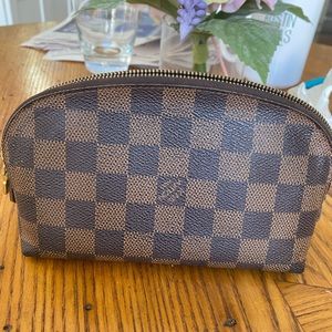 Louis Vuitton damier brown ebene Cosmetic bag